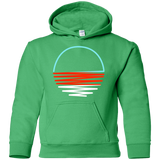 Sweatshirts Irish Green / YS Sunset Shine Youth Hoodie