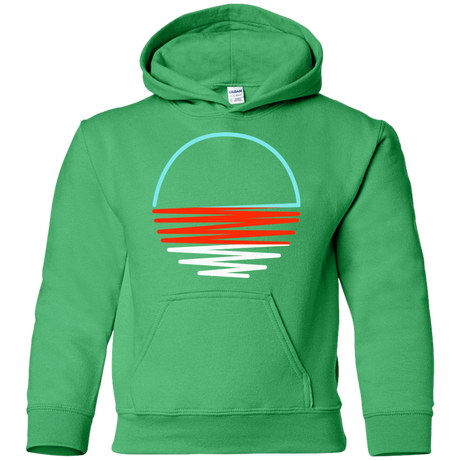 Sweatshirts Irish Green / YS Sunset Shine Youth Hoodie