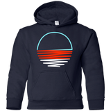 Sweatshirts Navy / YS Sunset Shine Youth Hoodie