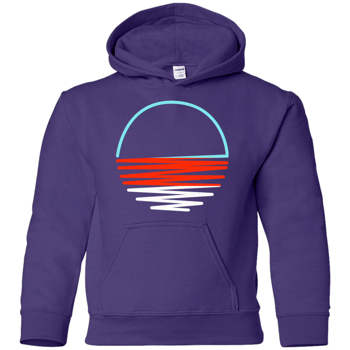 Sweatshirts Purple / YS Sunset Shine Youth Hoodie
