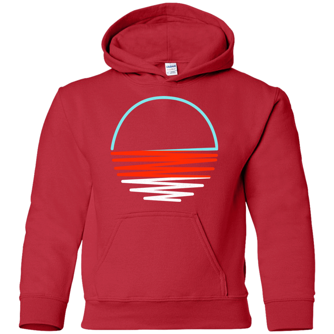 Sweatshirts Red / YS Sunset Shine Youth Hoodie
