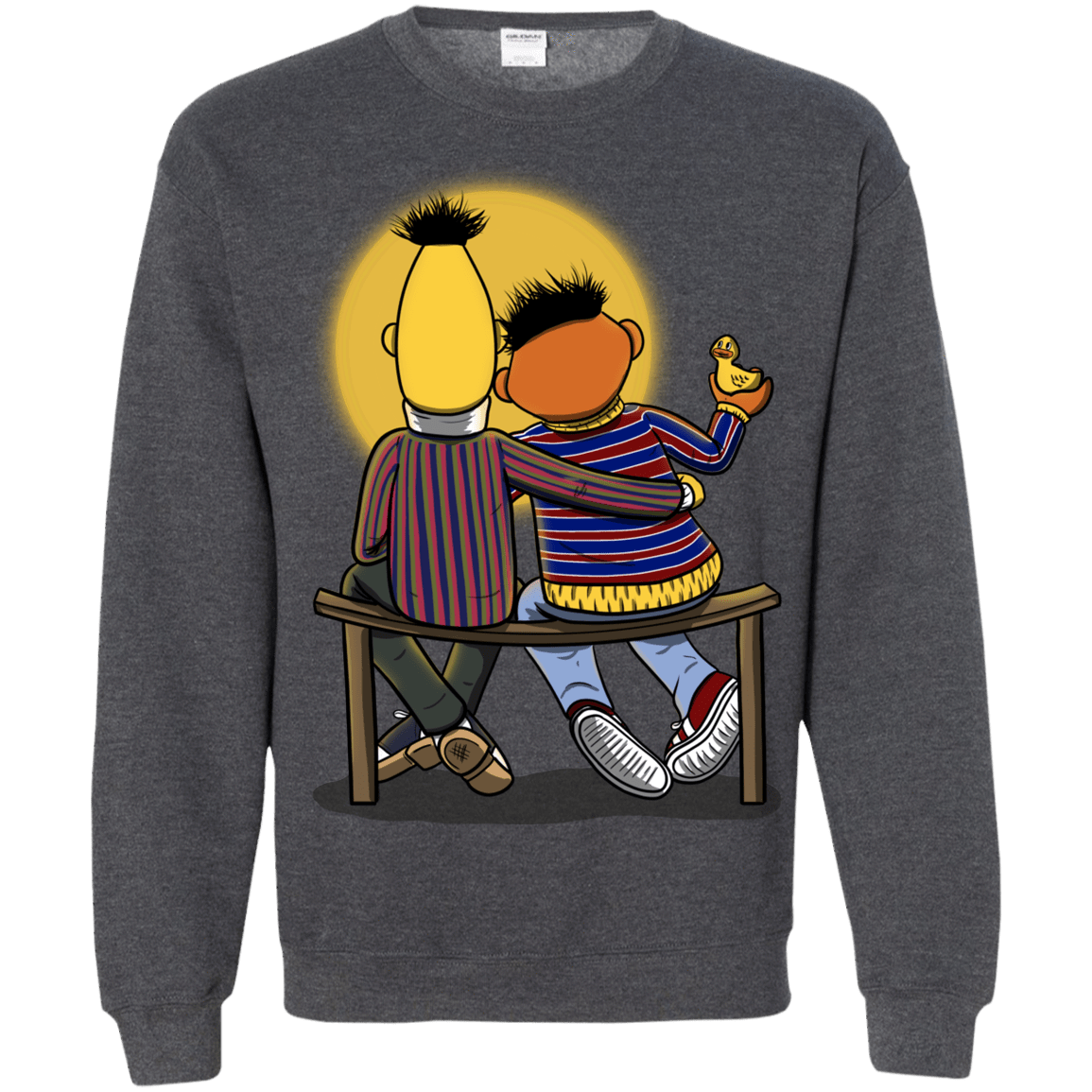 Sweatshirts Dark Heather / S Sunset Street Crewneck Sweatshirt