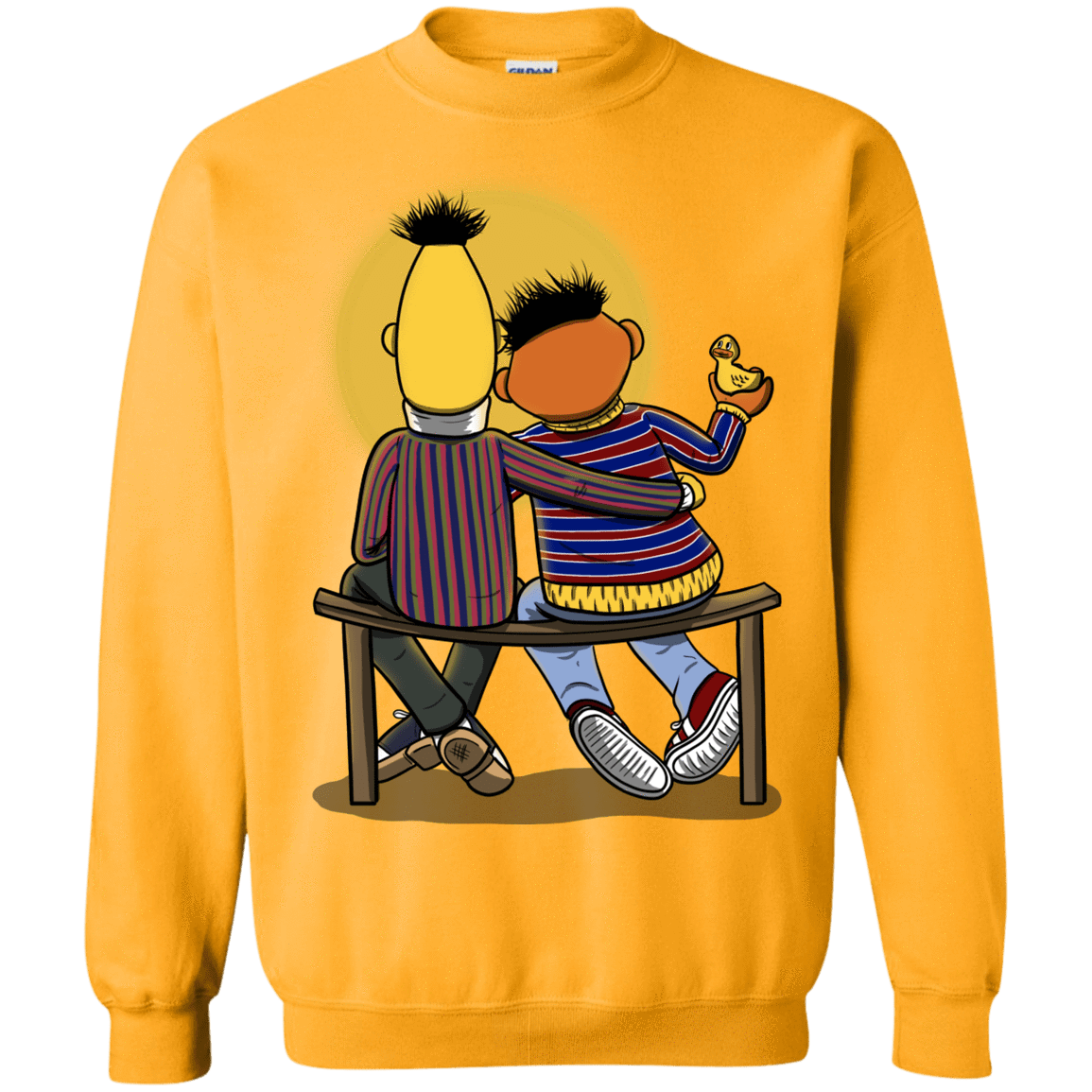 Sweatshirts Gold / S Sunset Street Crewneck Sweatshirt