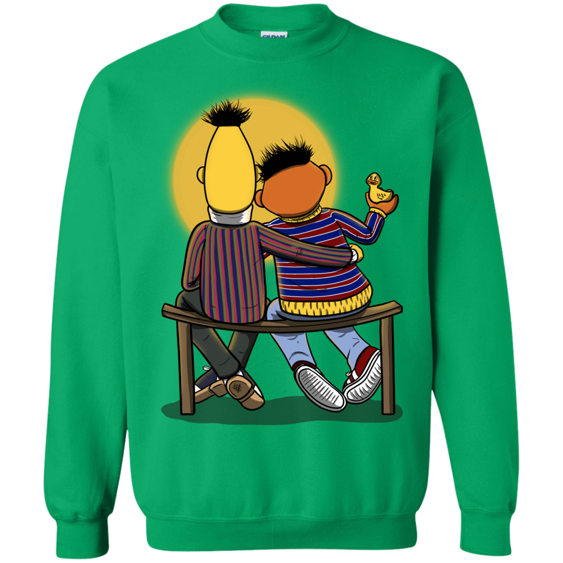 Sweatshirts Irish Green / S Sunset Street Crewneck Sweatshirt