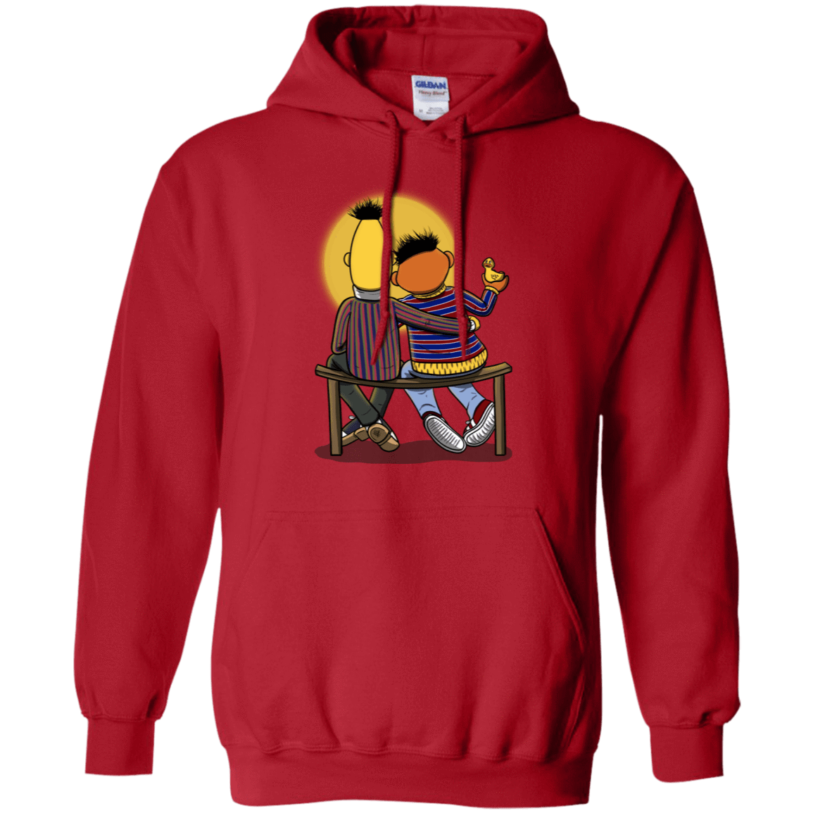 Sweatshirts Red / S Sunset Street Pullover Hoodie