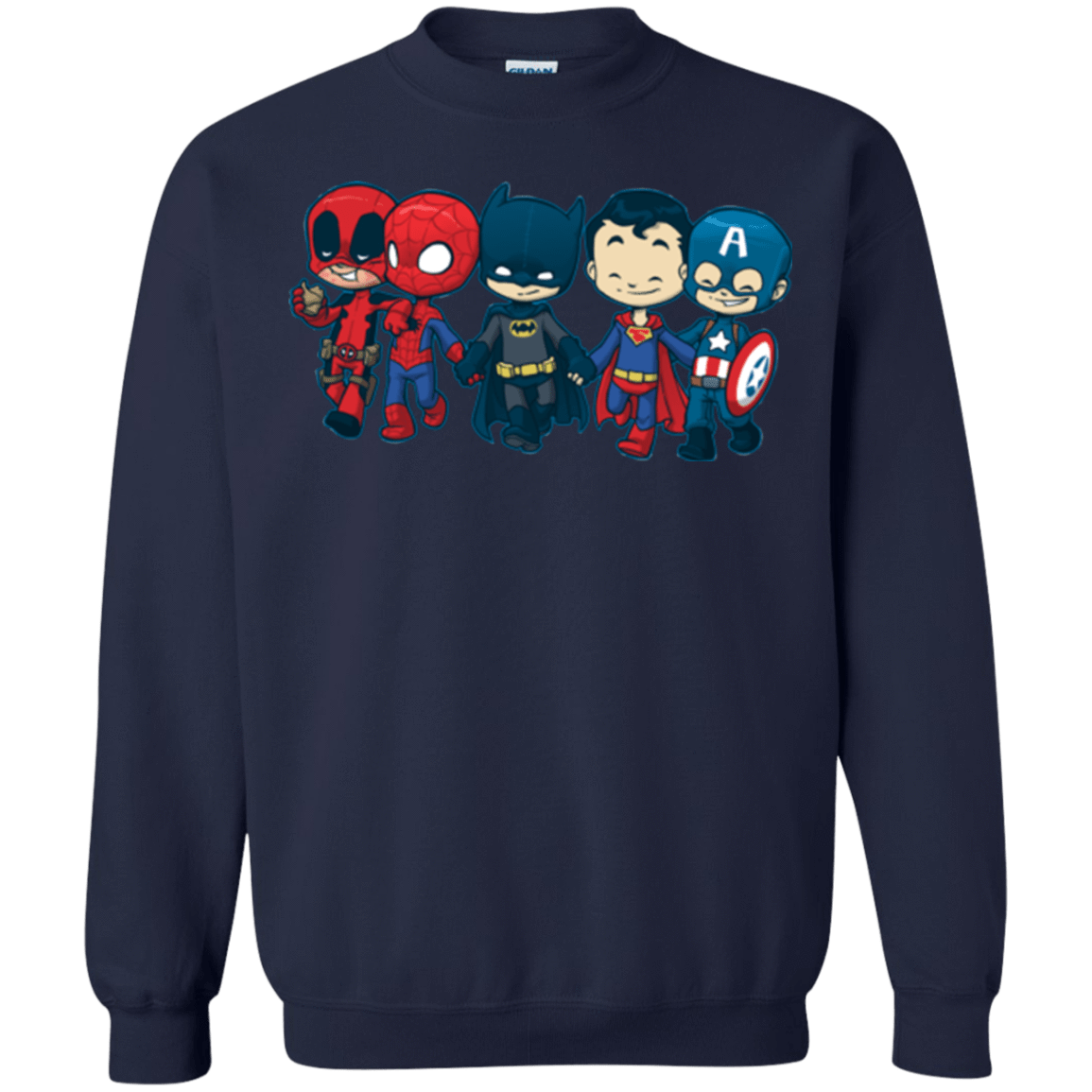 Sweatshirts Navy / Small Super Cross Over Bros Crewneck Sweatshirt