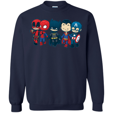 Sweatshirts Navy / Small Super Cross Over Bros Crewneck Sweatshirt