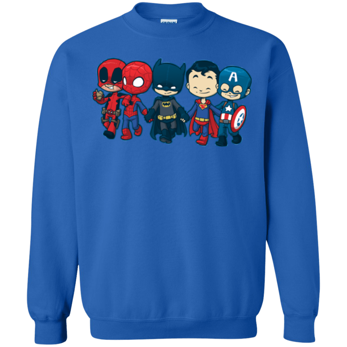 Sweatshirts Royal / Small Super Cross Over Bros Crewneck Sweatshirt