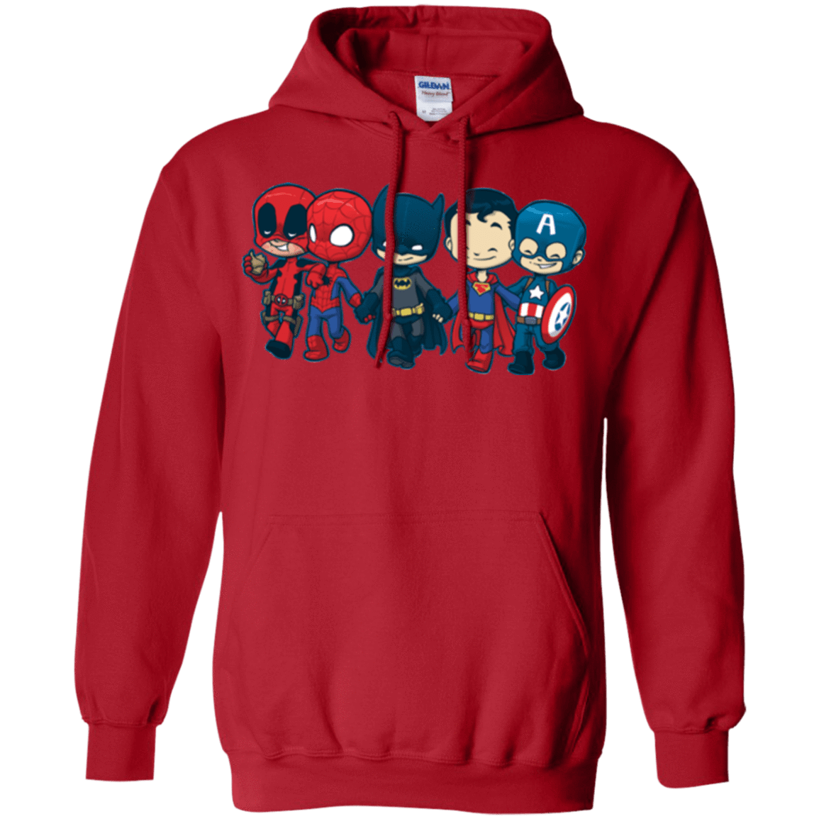 Sweatshirts Red / Small Super Cross Over Bros Pullover Hoodie