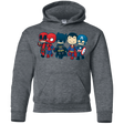 Sweatshirts Dark Heather / YS Super Cross Over Bros Youth Hoodie