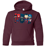 Sweatshirts Maroon / YS Super Cross Over Bros Youth Hoodie