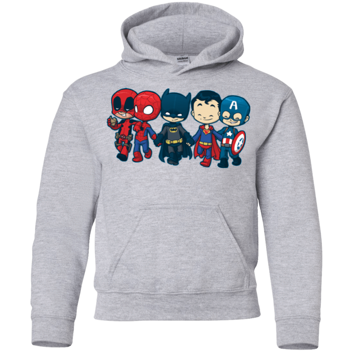 Sweatshirts Sport Grey / YS Super Cross Over Bros Youth Hoodie