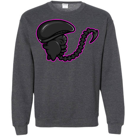 Sweatshirts Dark Heather / Small Super Cute Alien Crewneck Sweatshirt