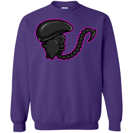 Sweatshirts Purple / Small Super Cute Alien Crewneck Sweatshirt