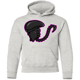 Sweatshirts Ash / YS Super Cute Alien Youth Hoodie