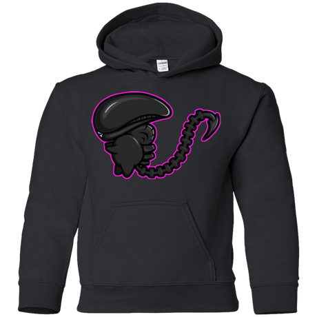 Sweatshirts Black / YS Super Cute Alien Youth Hoodie