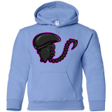 Sweatshirts Carolina Blue / YS Super Cute Alien Youth Hoodie