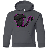 Sweatshirts Charcoal / YS Super Cute Alien Youth Hoodie