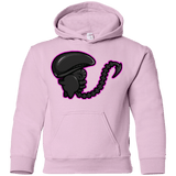 Sweatshirts Light Pink / YS Super Cute Alien Youth Hoodie