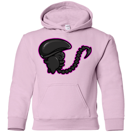 Sweatshirts Light Pink / YS Super Cute Alien Youth Hoodie