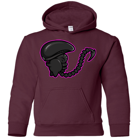 Sweatshirts Maroon / YS Super Cute Alien Youth Hoodie