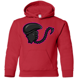 Sweatshirts Red / YS Super Cute Alien Youth Hoodie