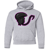 Sweatshirts Sport Grey / YS Super Cute Alien Youth Hoodie