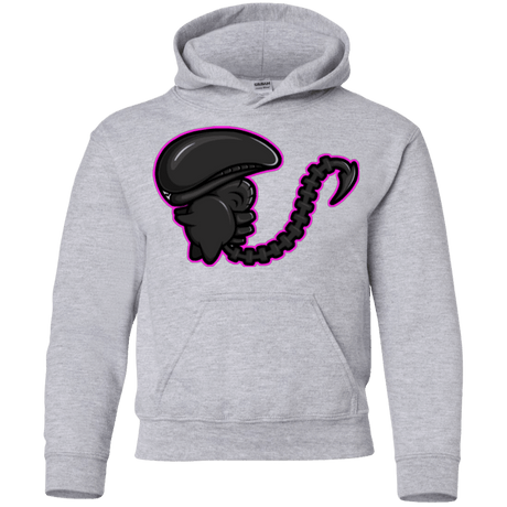 Sweatshirts Sport Grey / YS Super Cute Alien Youth Hoodie