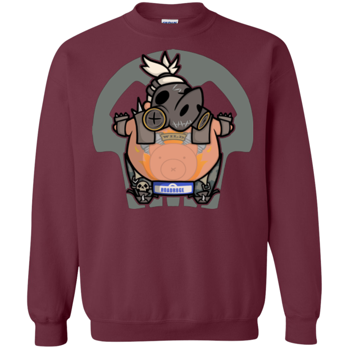 Sweatshirts Maroon / Small Super Cute Hog Crewneck Sweatshirt