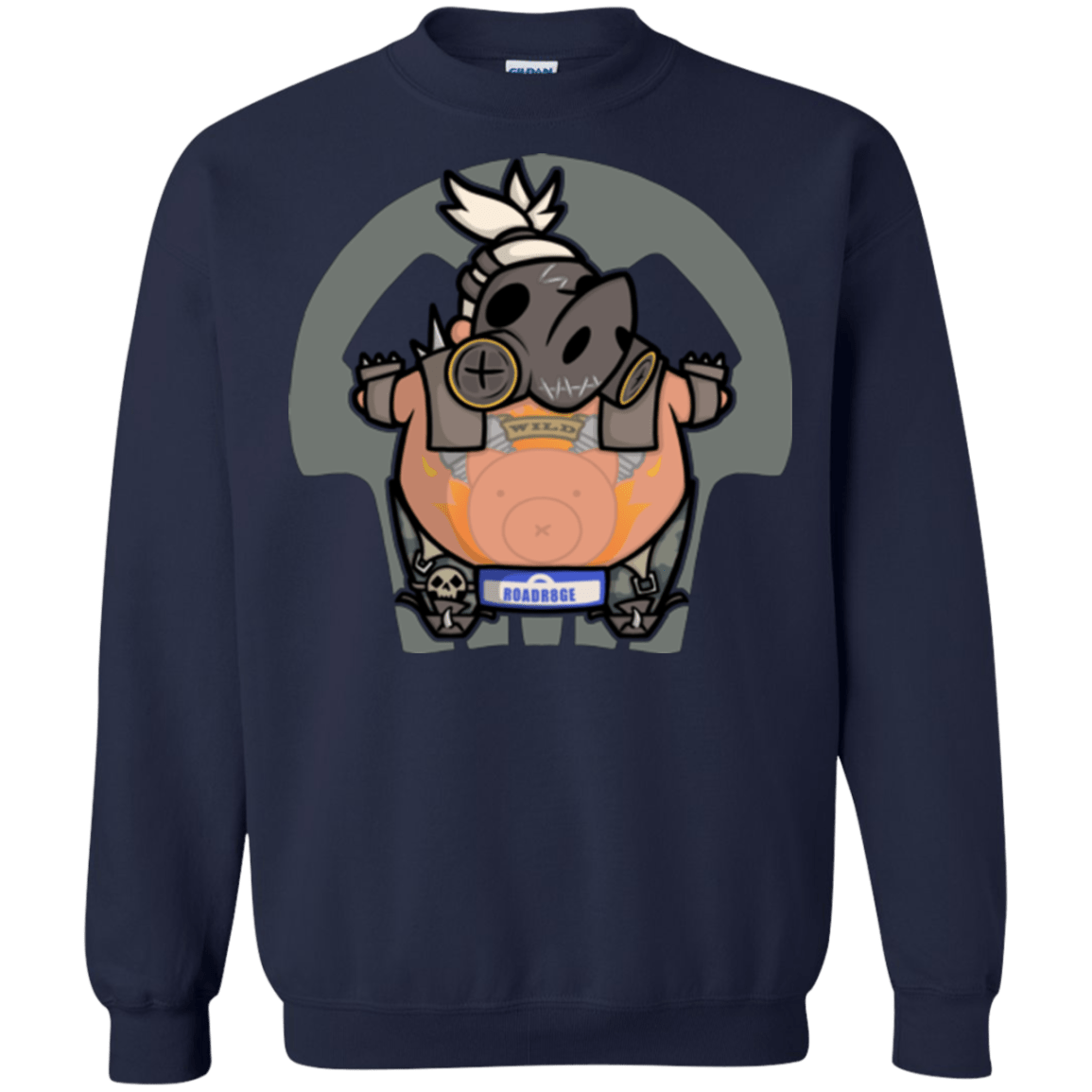 Sweatshirts Navy / Small Super Cute Hog Crewneck Sweatshirt