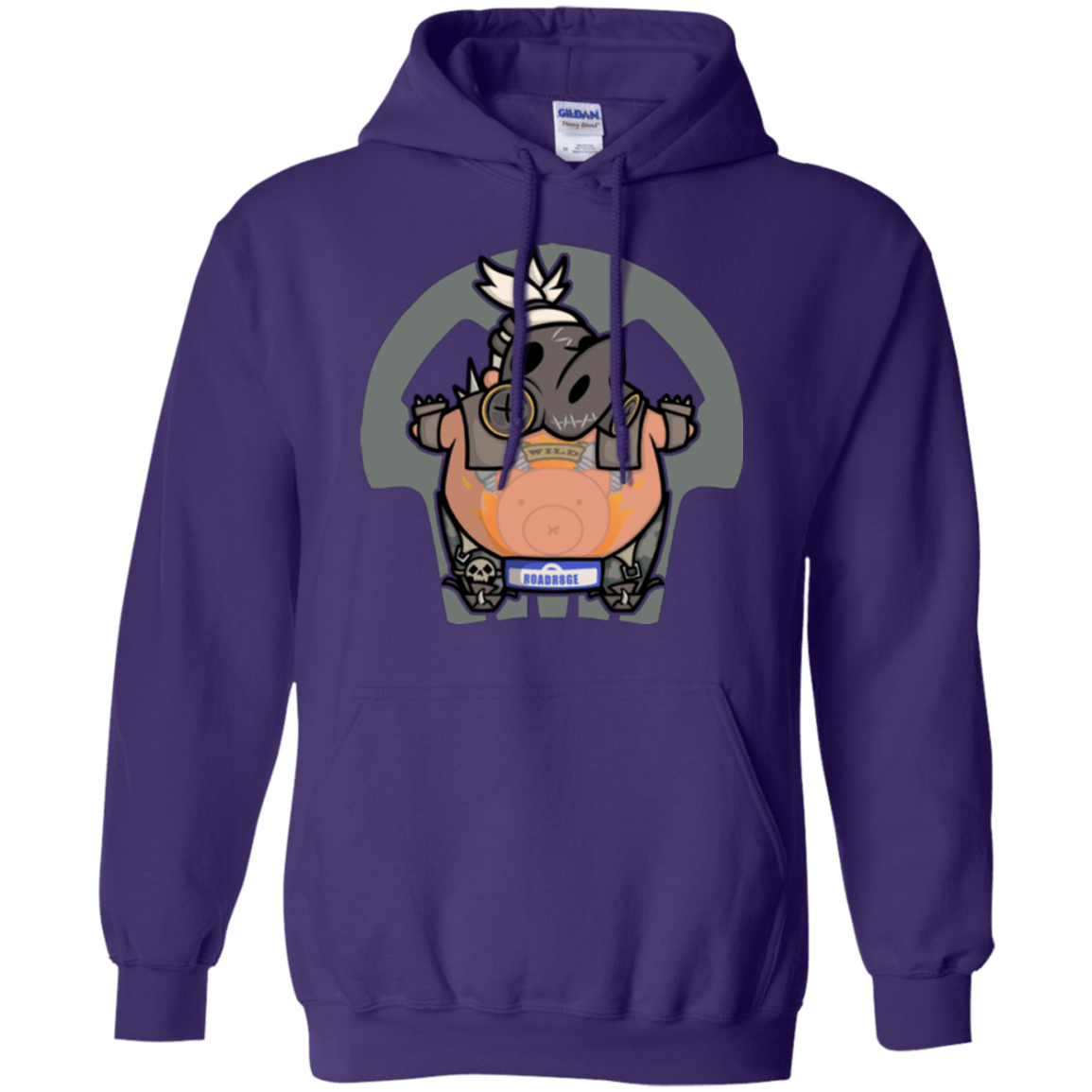 Sweatshirts Purple / Small Super Cute Hog Pullover Hoodie