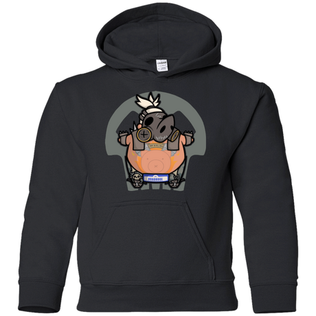 Sweatshirts Black / YS Super Cute Hog Youth Hoodie