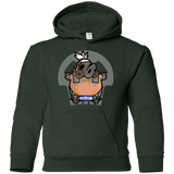 Sweatshirts Forest Green / YS Super Cute Hog Youth Hoodie