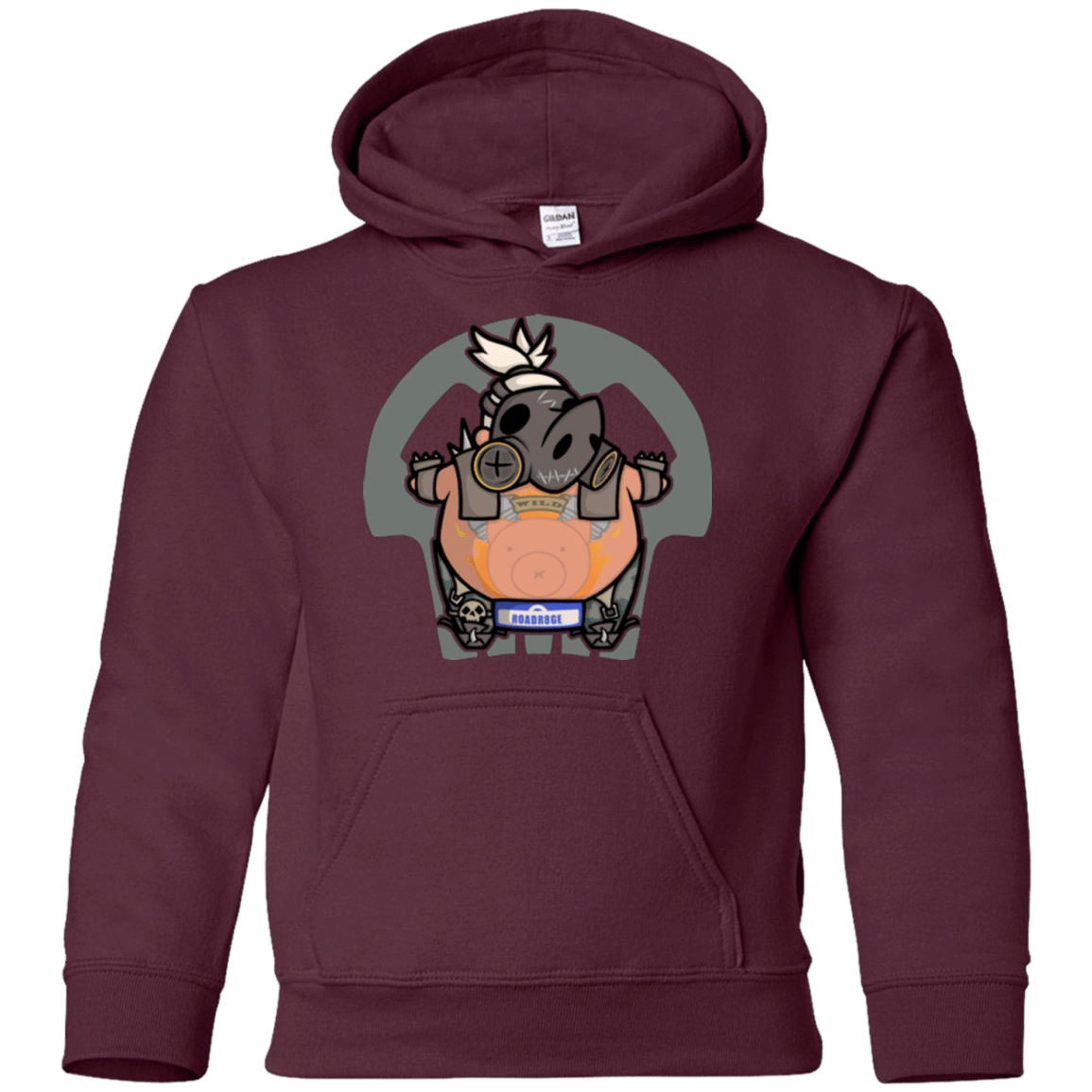 Sweatshirts Maroon / YS Super Cute Hog Youth Hoodie