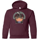Sweatshirts Maroon / YS Super Cute Hog Youth Hoodie