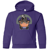 Sweatshirts Purple / YS Super Cute Hog Youth Hoodie