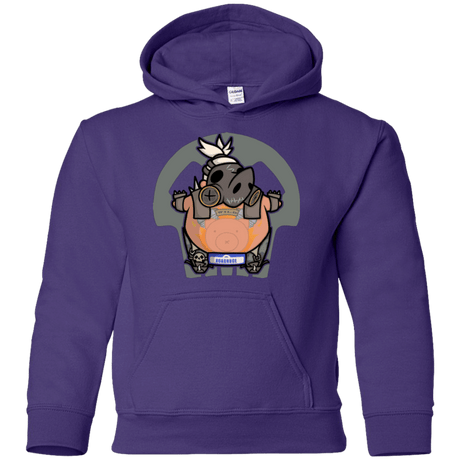 Sweatshirts Purple / YS Super Cute Hog Youth Hoodie