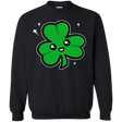Sweatshirts Black / Small Super Cute Shamrock Crewneck Sweatshirt