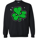Sweatshirts Black / Small Super Cute Shamrock Crewneck Sweatshirt