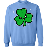 Sweatshirts Carolina Blue / Small Super Cute Shamrock Crewneck Sweatshirt