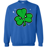 Sweatshirts Royal / Small Super Cute Shamrock Crewneck Sweatshirt
