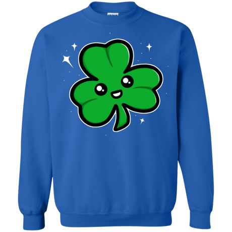Sweatshirts Royal / Small Super Cute Shamrock Crewneck Sweatshirt
