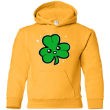 Sweatshirts Gold / YS Super Cute Shamrock Youth Hoodie