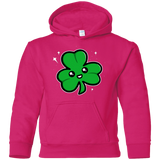 Sweatshirts Heliconia / YS Super Cute Shamrock Youth Hoodie