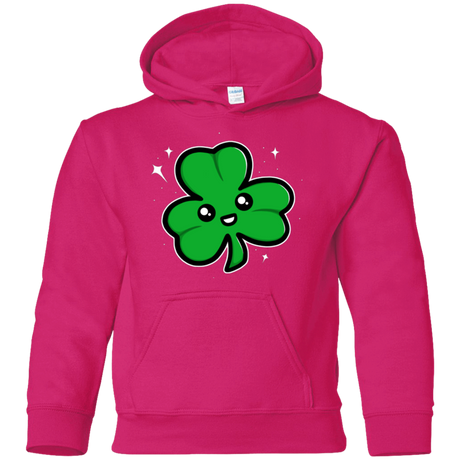Sweatshirts Heliconia / YS Super Cute Shamrock Youth Hoodie