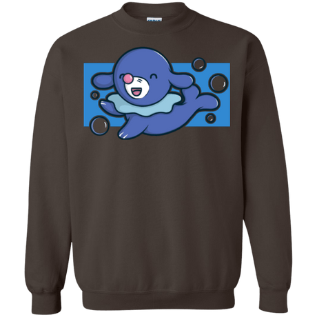 Sweatshirts Dark Chocolate / Small Super Cute Starter Popplio Crewneck Sweatshirt