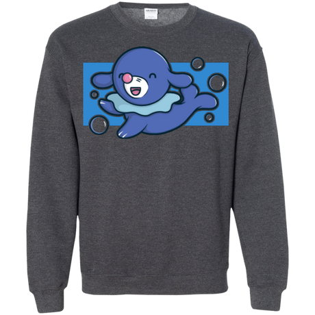 Sweatshirts Dark Heather / Small Super Cute Starter Popplio Crewneck Sweatshirt