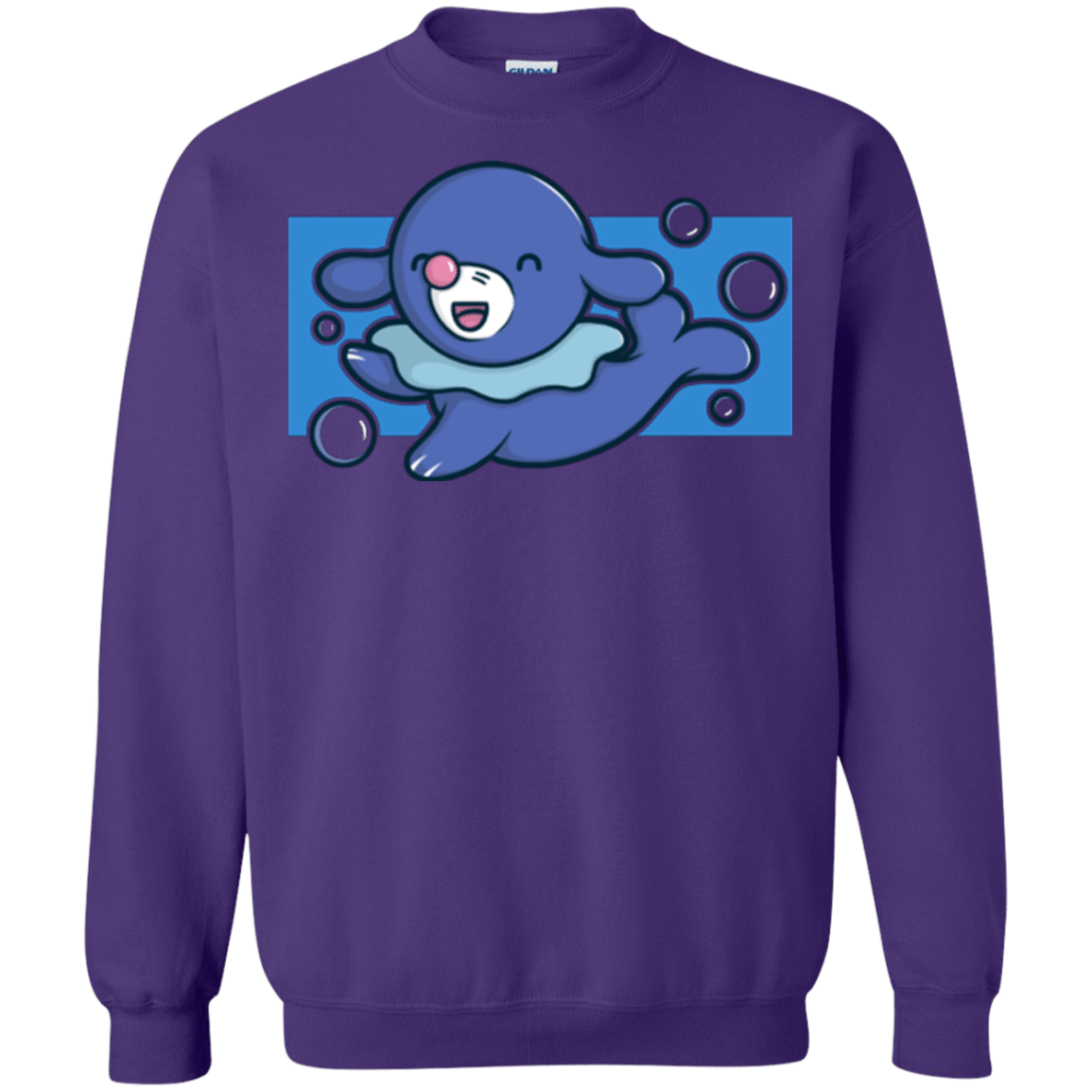 Sweatshirts Purple / Small Super Cute Starter Popplio Crewneck Sweatshirt