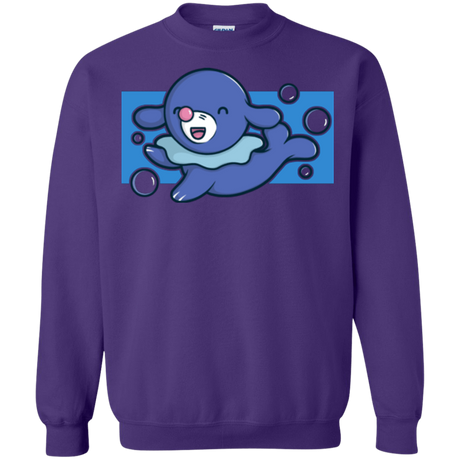 Sweatshirts Purple / Small Super Cute Starter Popplio Crewneck Sweatshirt