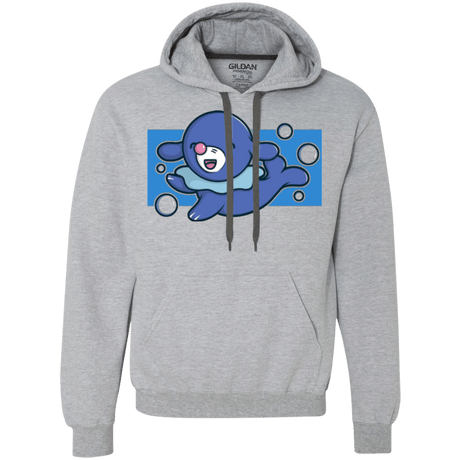 Sweatshirts Sport Grey / Small Super Cute Starter Popplio Premium Fleece Hoodie